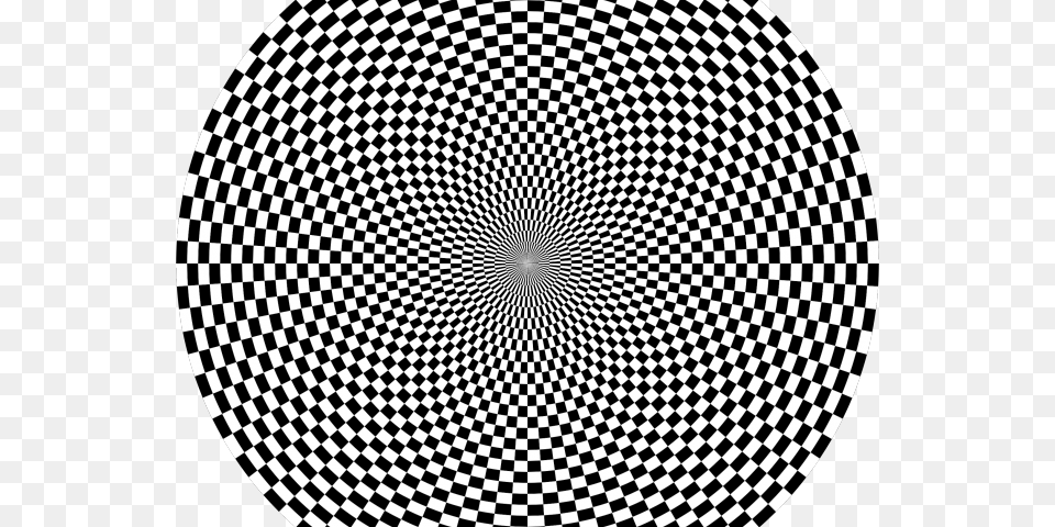 Checkerboard Clipart Checkered Pattern Op Art Circle, Coil, Spiral Png