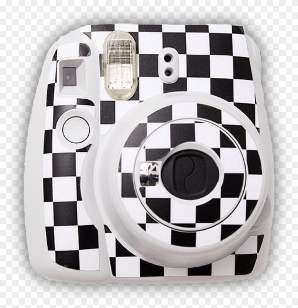 Checkerboard Polaroid Black White Sticker By Bub Glitch Checkerboard, Camera, Digital Camera, Electronics, Machine Png