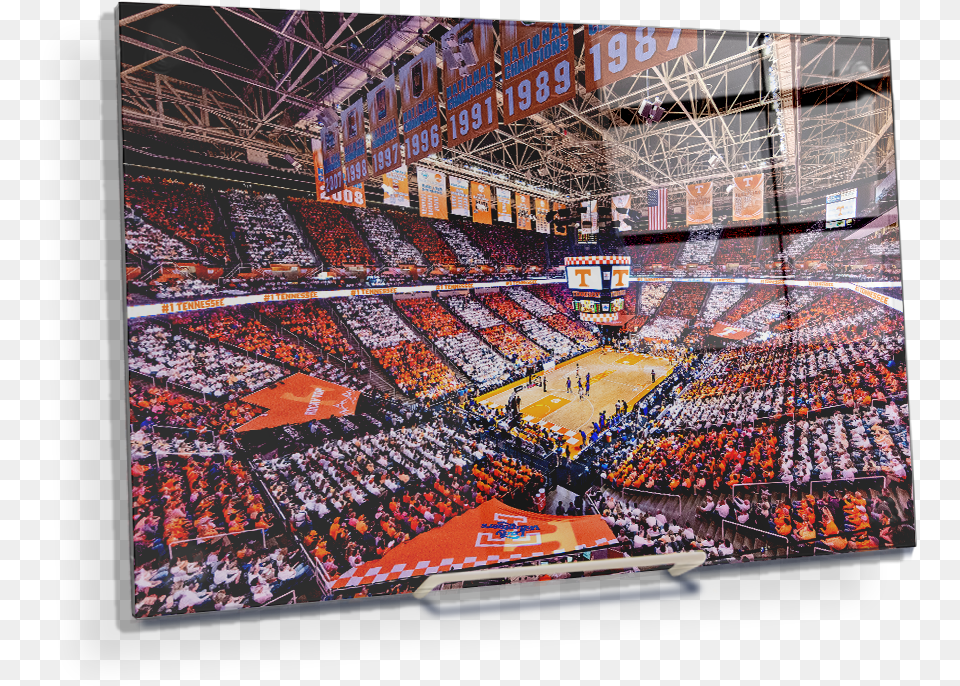 Checkerboard Thompson Boling 1 Tennessee Thompson Boling Arena, Architecture, Building, Stadium, People Free Transparent Png