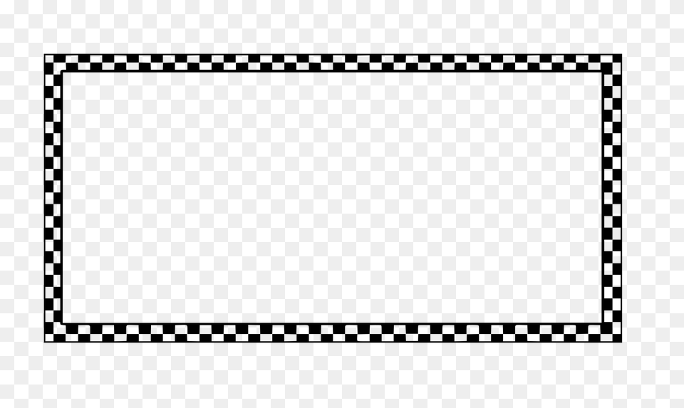 Checkered Borders Clip Art, Gray Png