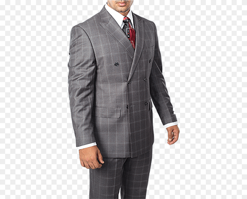 Checkered Double Breasted Suit Mens, Clothing, Coat, Formal Wear, Tuxedo Png