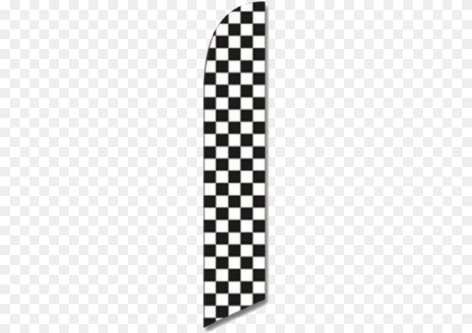 Checkered Flag Black Swooper Banner Black White Checkered Chess, Game, Home Decor, Rug Free Transparent Png