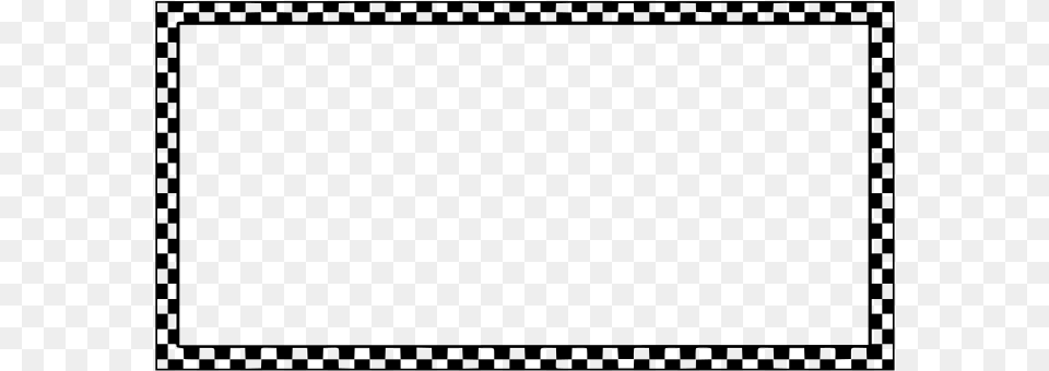 Checkered Flag Border, Gray Png Image