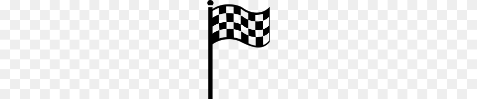 Checkered Flag Icons Noun Project, Gray Free Png Download