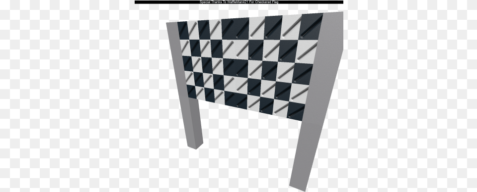 Checkered Flag Roblox Horizontal, Fence, Game Png Image