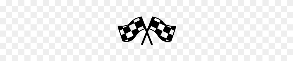 Checkered Flags, Gray Free Png