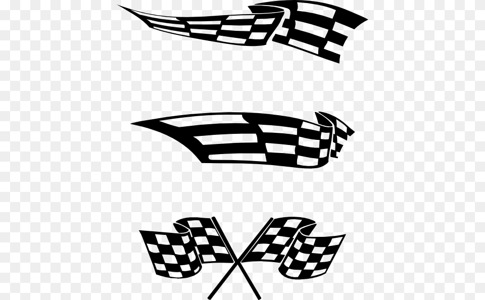 Checkered Flags Large Size, Stencil, Logo, Emblem, Symbol Png