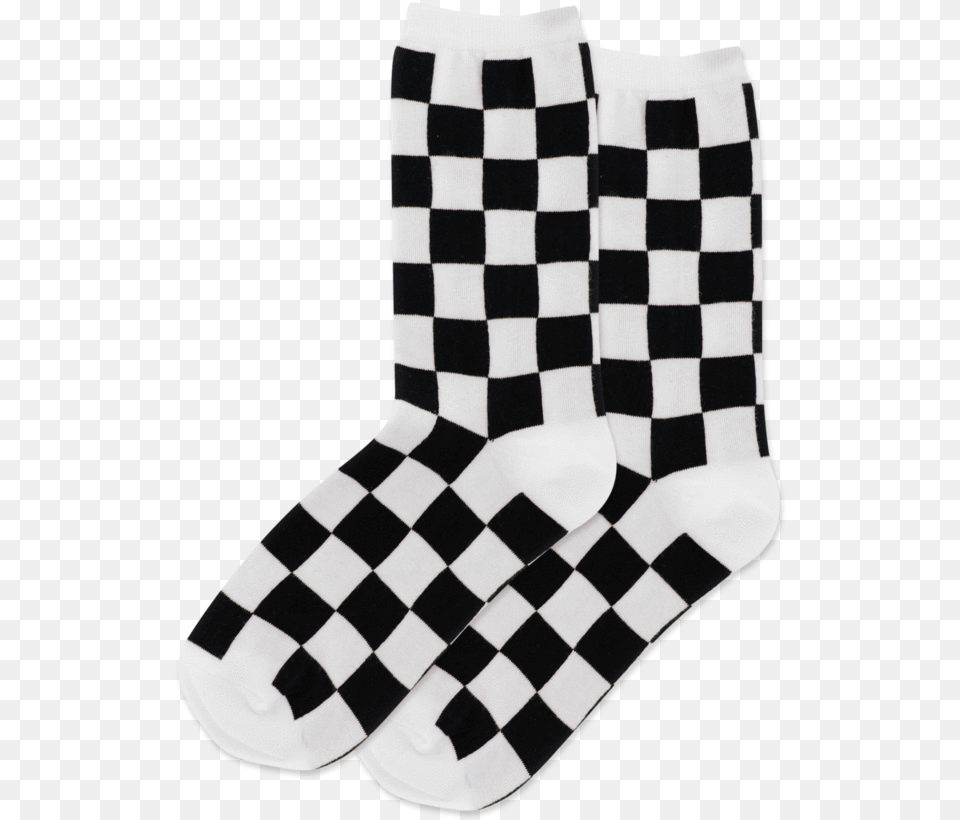 Checkered Socks, Clothing, Hosiery, Sock, Person Free Transparent Png