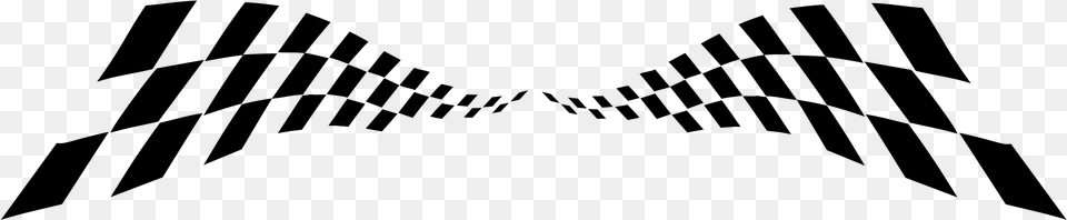 Checkered Wave, Gray Free Png