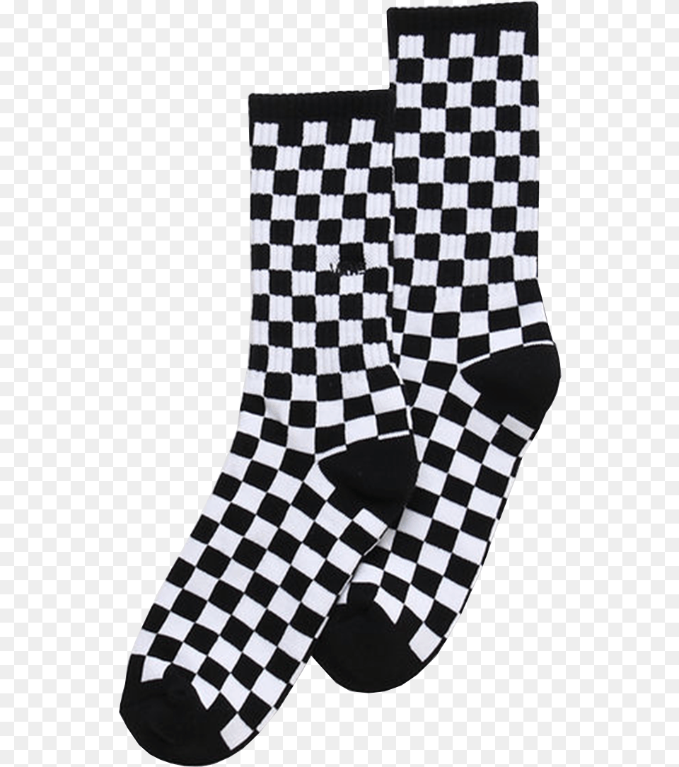 Checkered Yellow Checkered Vans Socks, Clothing, Hosiery, Sock Free Transparent Png