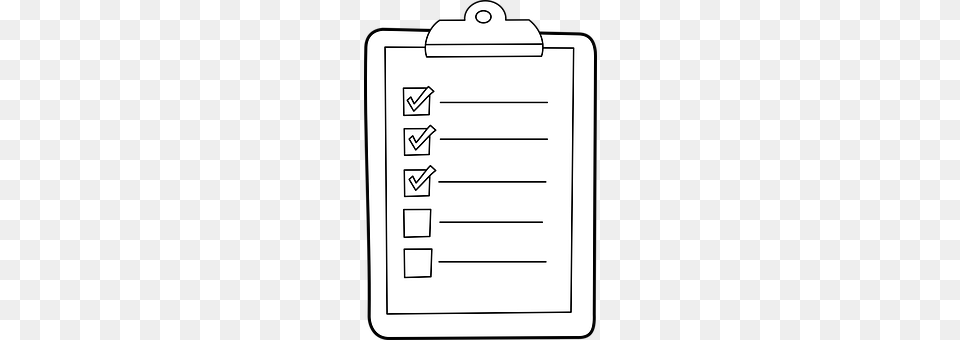 Checklist Page, Text Free Png