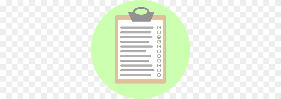 Checklist Page, Text, Disk Free Png