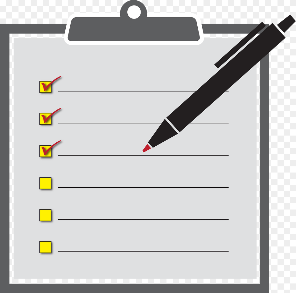 Checklist Clipart, Page, Text Png Image