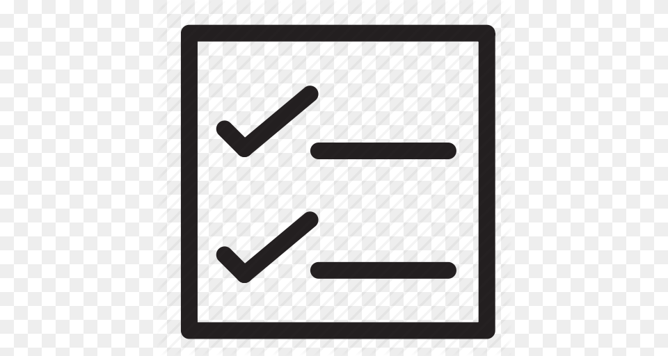 Checklist Correct Done Status Tasks Yes Icon, Blackboard, Text Free Png Download