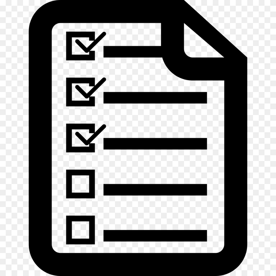 Checklist Icon Checklist Icon List Icon, Gray Free Png