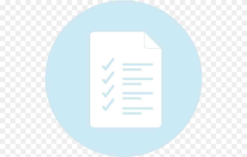 Checklist Icon Circle, Page, Text, Disk Png