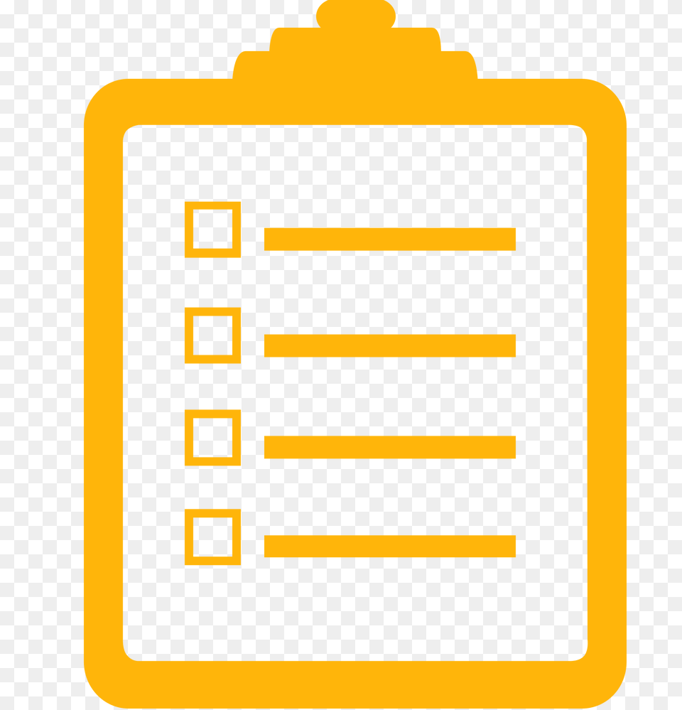 Checklist Noun Project Yellow, Text, Scoreboard Free Png Download