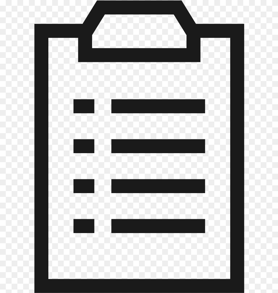 Checklist Outline Clipart Download, Mailbox, Bag Free Transparent Png