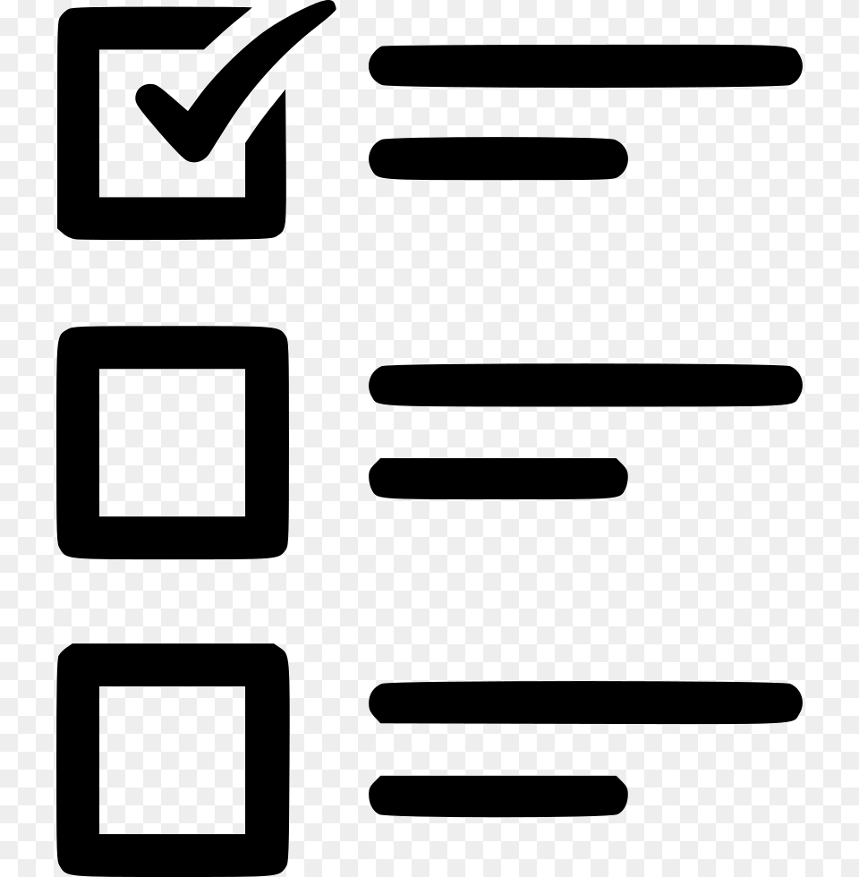 Checklist Symbol Todolist, Stencil, Cutlery, Fork, Text Free Png