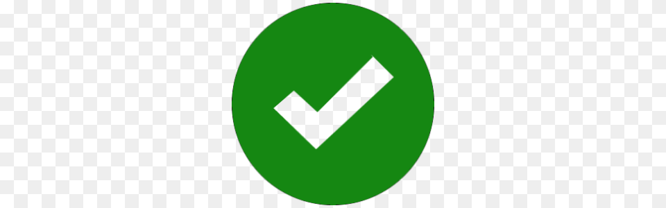 Checkmark, Green, Symbol, Sign, Disk Png Image