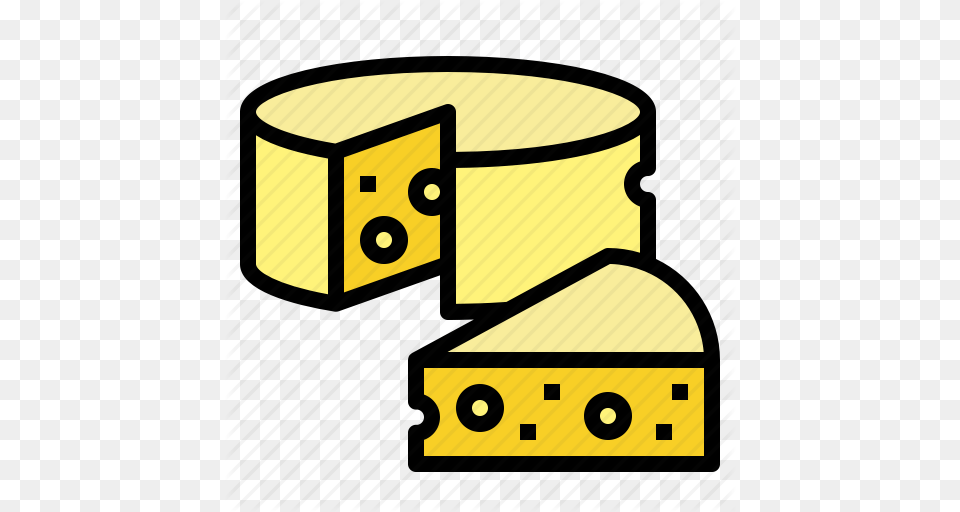 Cheddar Cheese Dairy Eat Icon Png
