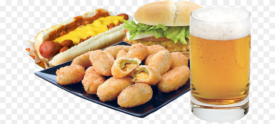 Cheddar Cheese Poppers, Burger, Food, Hot Dog, Alcohol Free Png Download