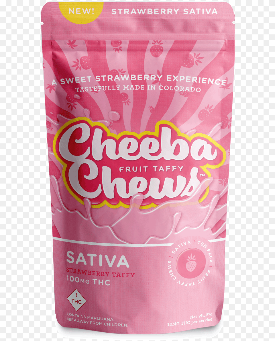 Cheeba Chews Sativa Strawberry Taffy Free Transparent Png