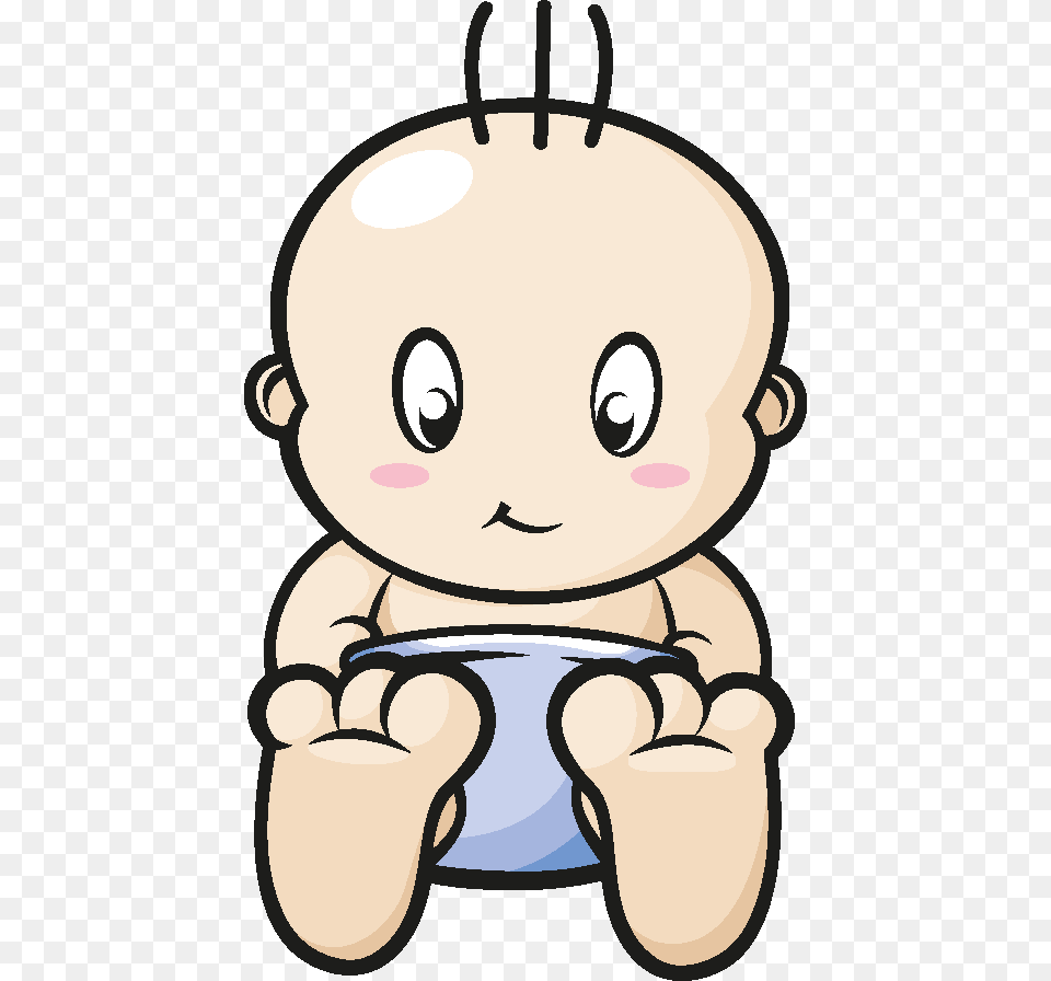 Cheekcartoonclip Artheadnoseline Character Baby Vector, Person, Toy, Bathroom, Indoors Png Image