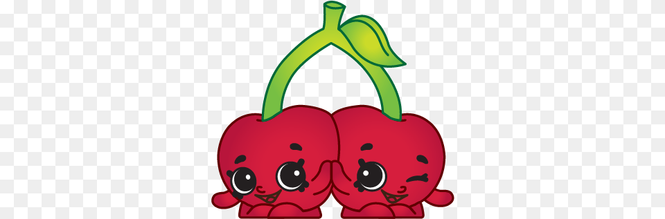 Cheeky Cherries Art Shopkins Cheeky Cherry, Food, Fruit, Plant, Produce Free Transparent Png