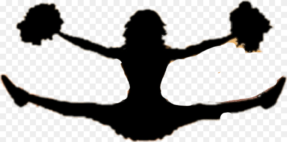 Cheer Blanco Y Negro Cheerleader Silhouette Vector, Person, Back, Body Part, Fitness Free Png