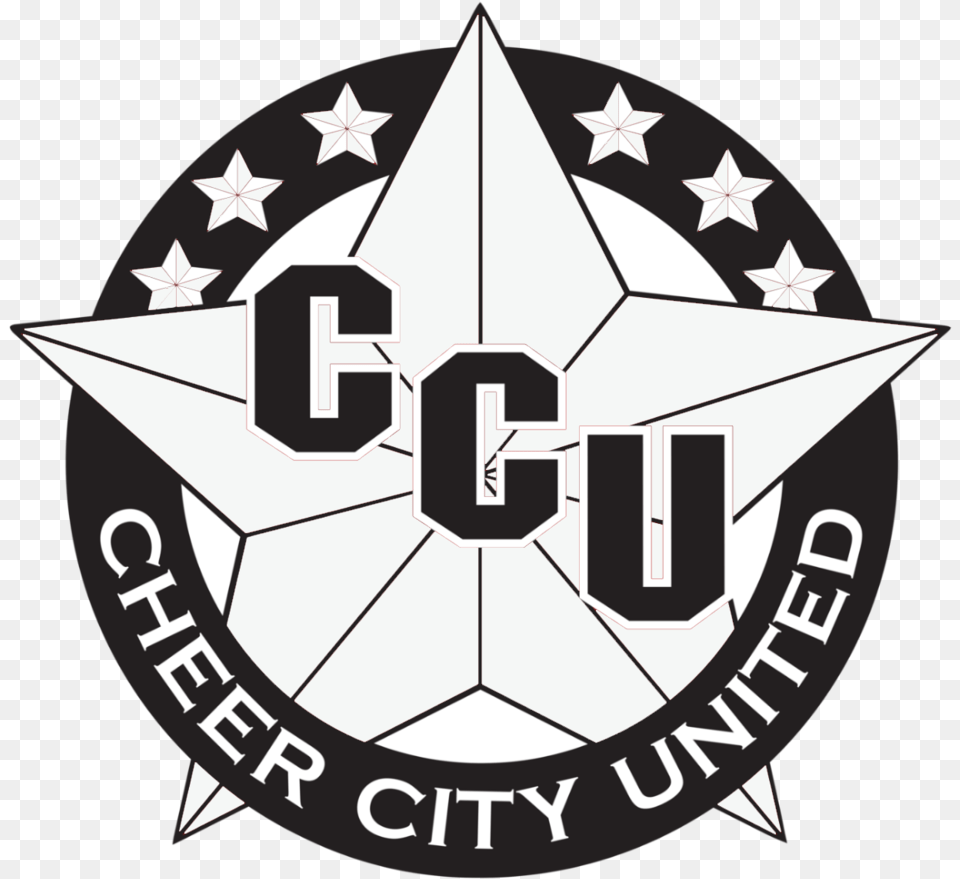 Cheer City United Cheer City United, Symbol, Star Symbol, Logo Free Transparent Png