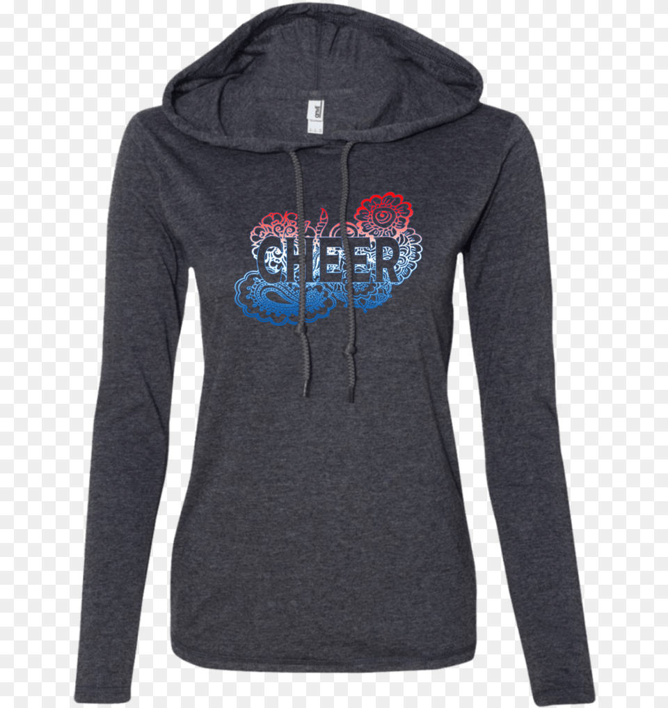 Cheer Doodle Design Anvil Ladies T Shirt, Clothing, Hood, Hoodie, Knitwear Png