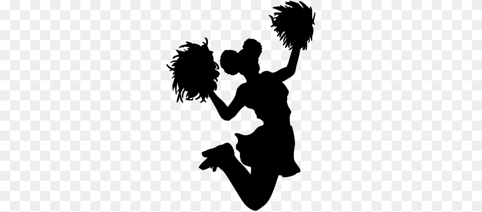 Cheer Leader Clipart Clip Art Images, Silhouette, Dancing, Leisure Activities, Person Png