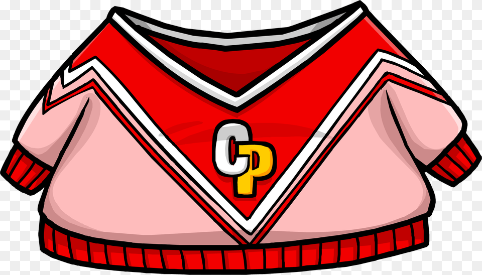 Cheer Megaphone Clipart Pink Club Penguin Red Clothes, Clothing, Shirt, Jersey Free Png