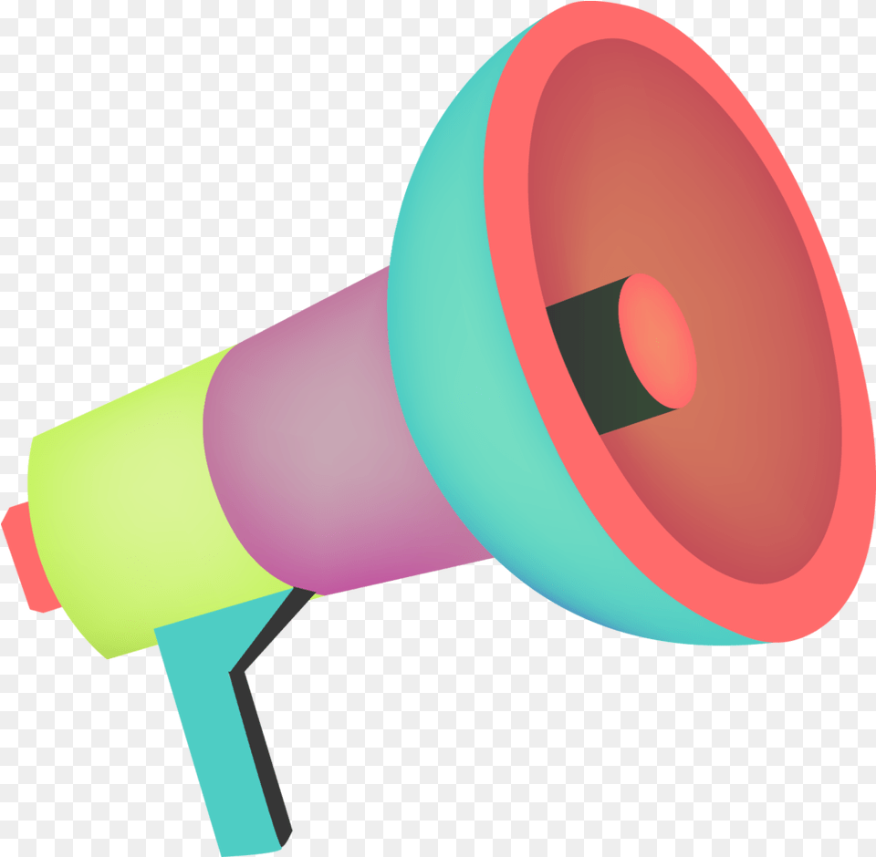 Cheer Megaphone Colorful Megaphone Megafone, Lighting, Toy, Electronics, Speaker Png