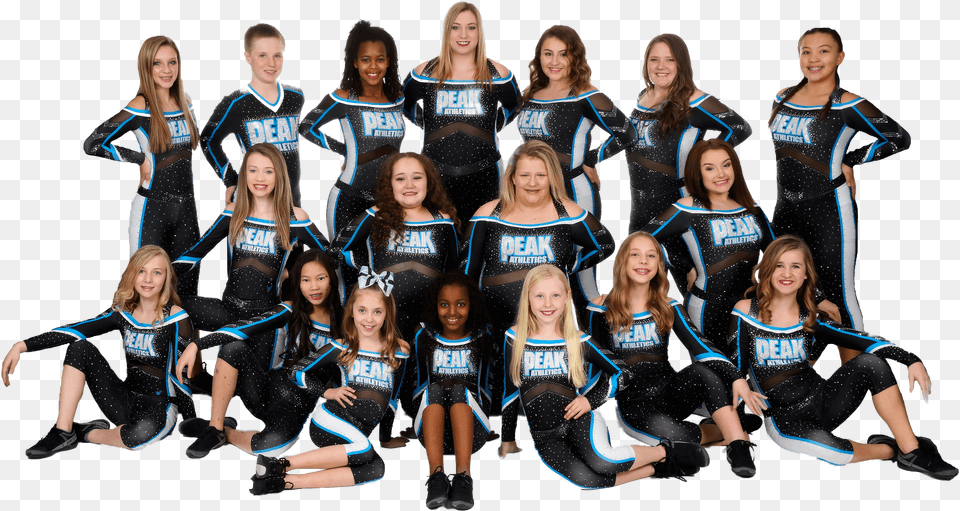 Cheer Teams, Groupshot, Team, Person, People Free Transparent Png