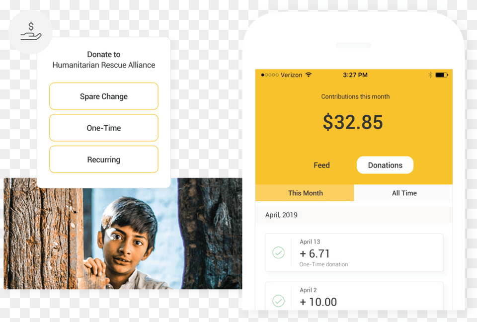 Cheerful Collect Donations With A Mobile App, Boy, Child, Male, Person Free Transparent Png