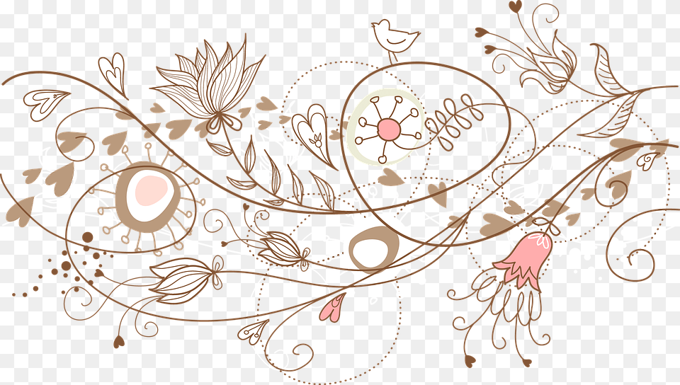 Cheerful Heart Is A Good Medicine, Art, Floral Design, Graphics, Pattern Png