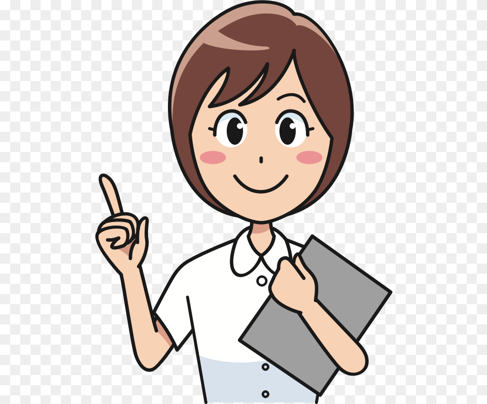 Cheerful Nurse Doctor And Nurse Cartoon, Baby, Book, Comics, Person Free Png Download