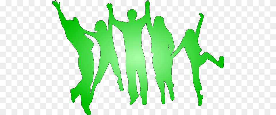Cheering Clipart, People, Person, Green, Dancing Free Png Download