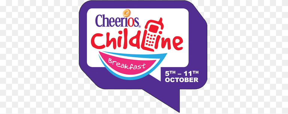 Cheerios Childline Breakfast Together St Audoens National School, Sticker, Text, Advertisement Free Png Download