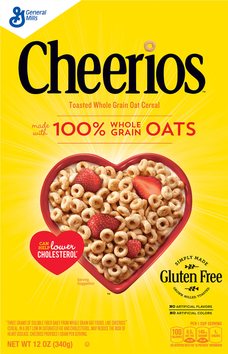 Cheerios Toasted Whole Grain Oat Cereal, Advertisement, Poster, Food Png Image