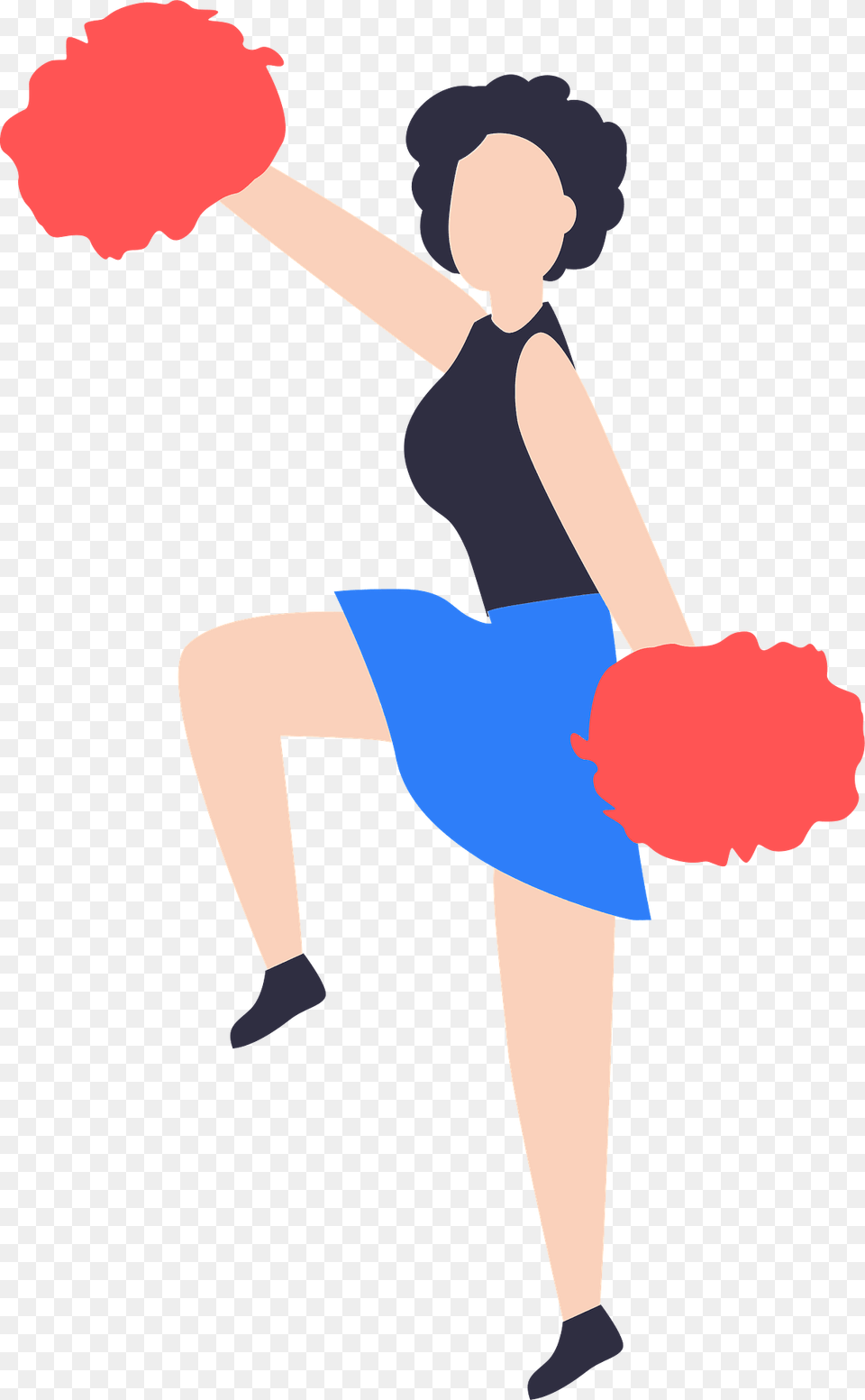 Cheerleader Clipart, Dancing, Leisure Activities, Person, Adult Free Transparent Png