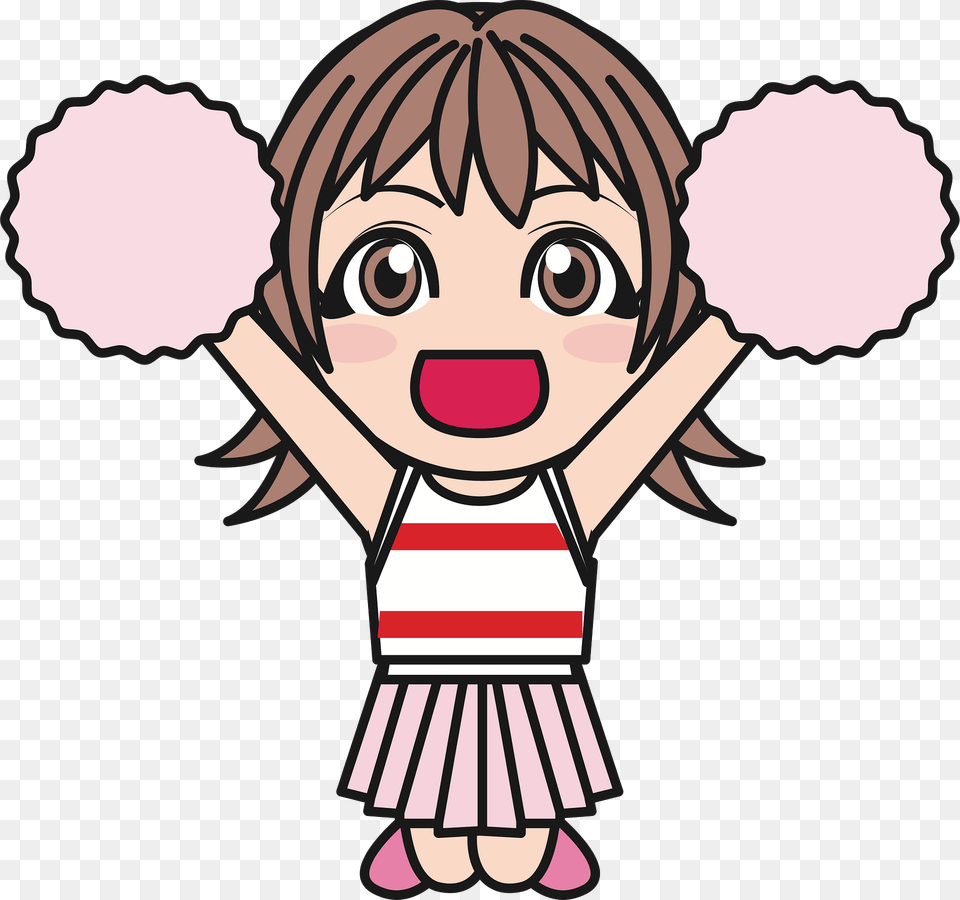 Cheerleader Clipart, Baby, Book, Comics, Person Png Image