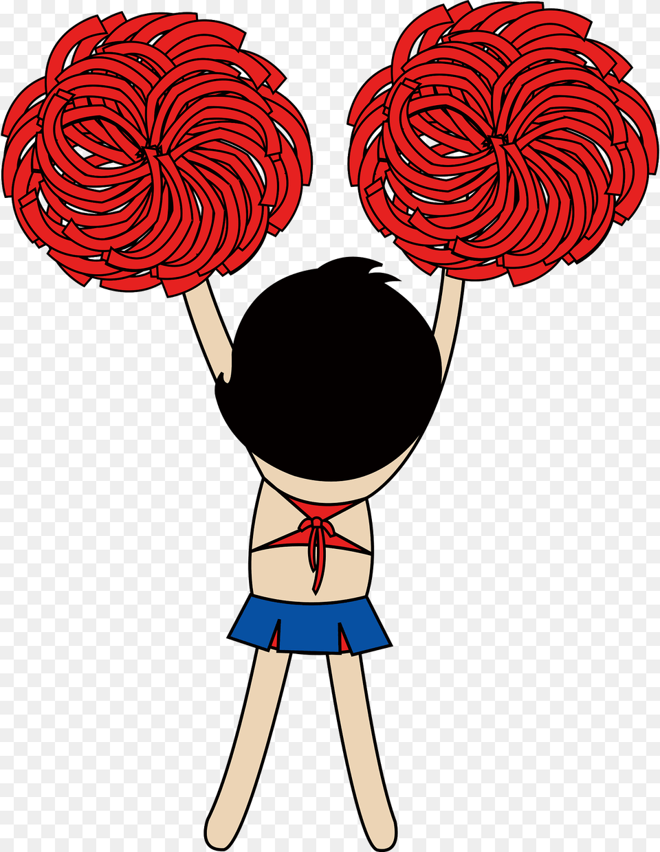 Cheerleader Clipart, Person, Sweets, Food, Flower Png