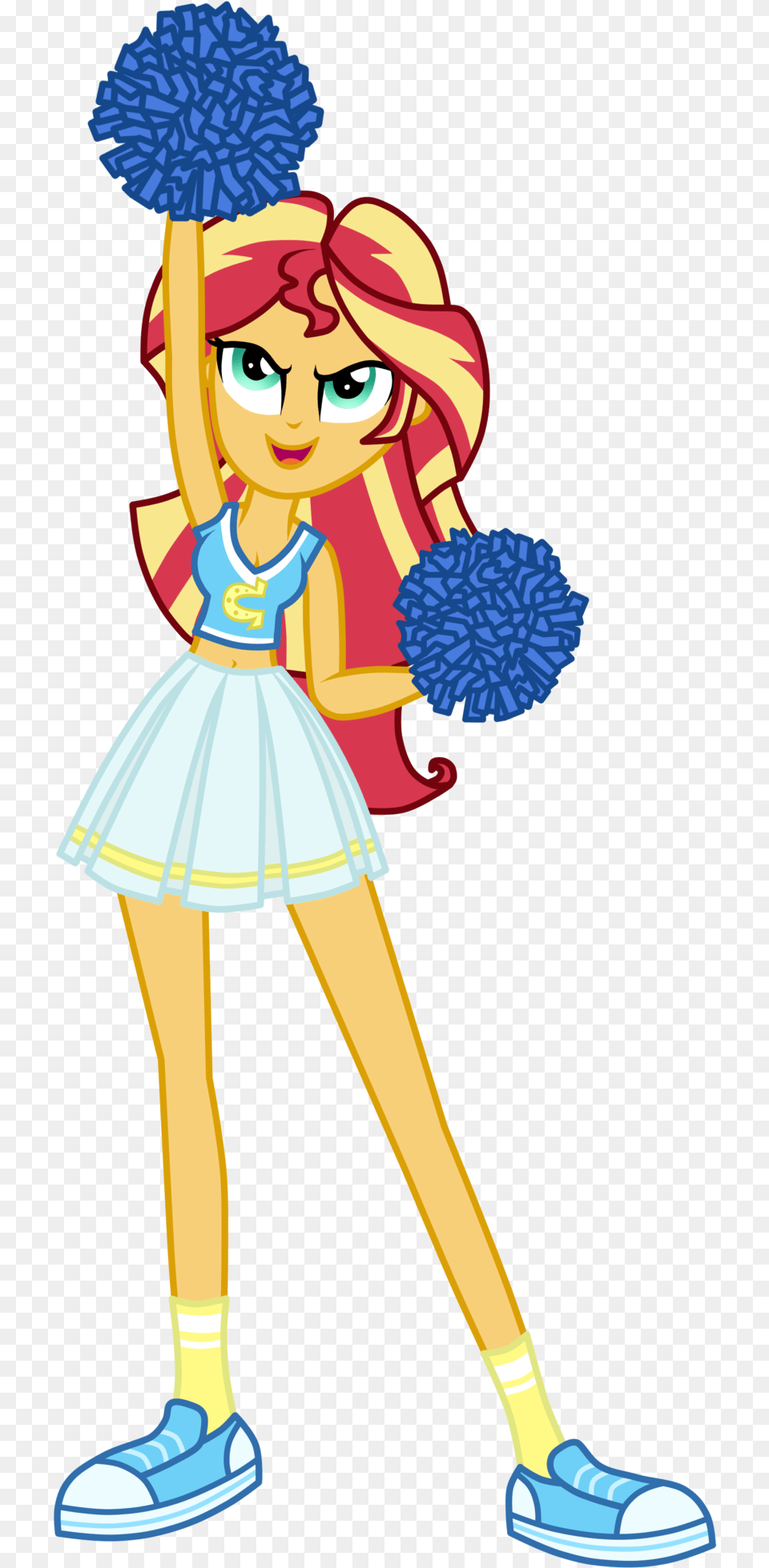 Cheerleader Clipart Cheerleading Base My Little Pony Equestria Girls Legend Of Everfree Sunset, Person, Face, Head, Art Png Image