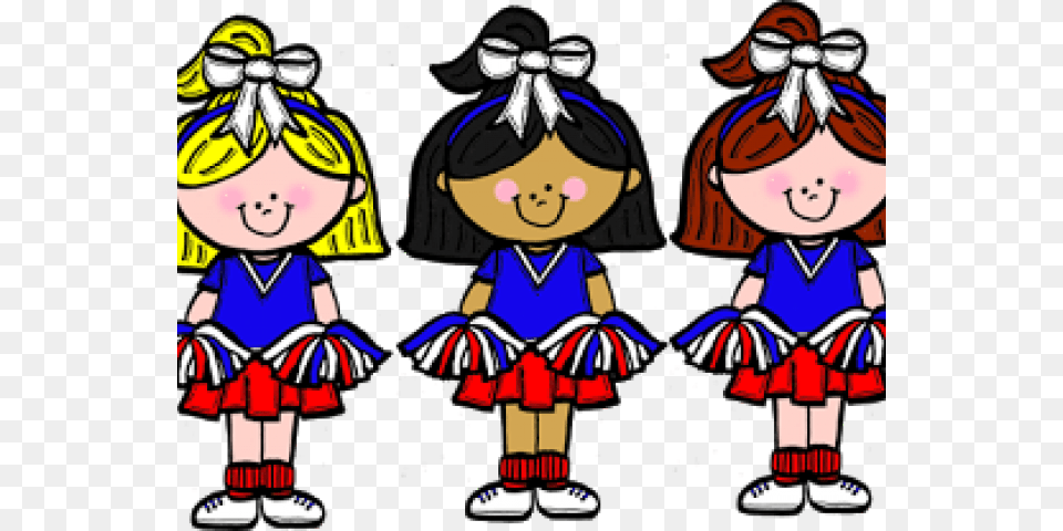 Cheerleader Clipart Transparent Background, Book, Comics, Publication, Person Png