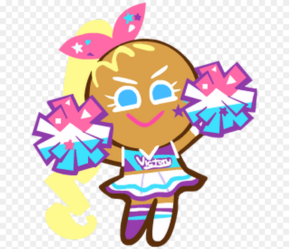 Cheerleader Cookie Cookie Run, Baby, Person, Art, Face Png