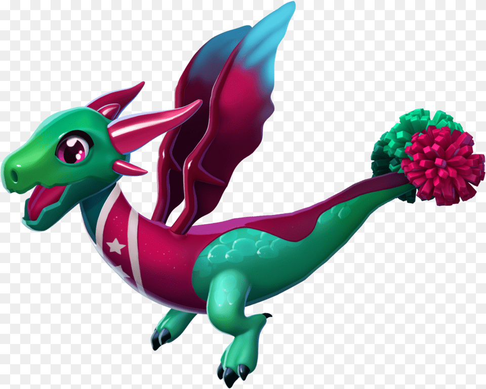 Cheerleader Dragon, Animal, Fish, Sea Life, Shark Free Png