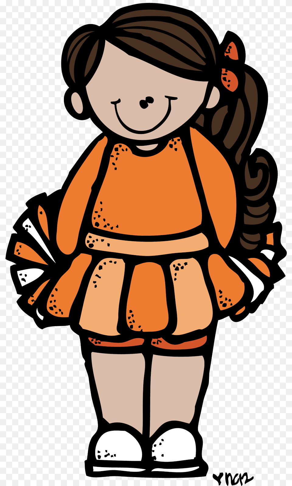 Cheerleader Melonheadz Colored, Baby, Person, Face, Head Free Transparent Png